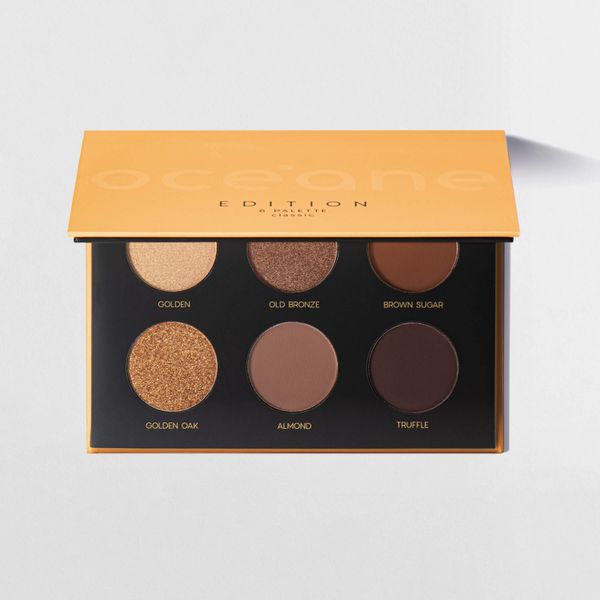 Paleta de Sombras Tons Terrosos - 6 Eyeshadow Palette Classic  Edition 7,8g