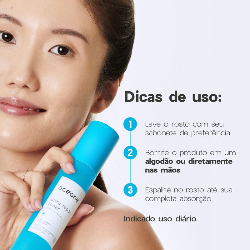 Kit Tônico Facial + Duo Sérum e Creme Hidratante Ultra Repair (2 Produtos)