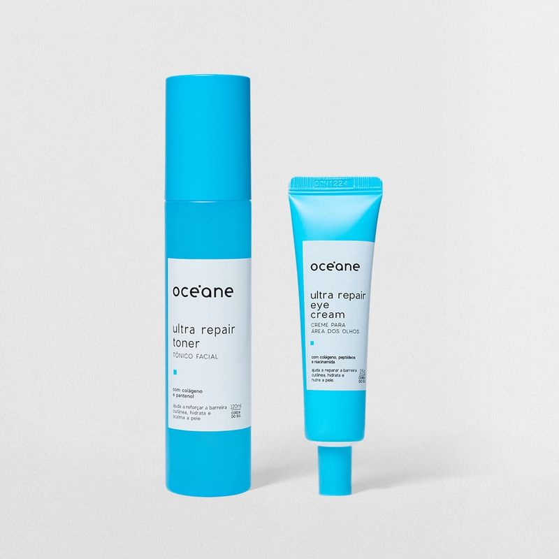 Kit tônico facial e creme para olhos | Ultra Repair