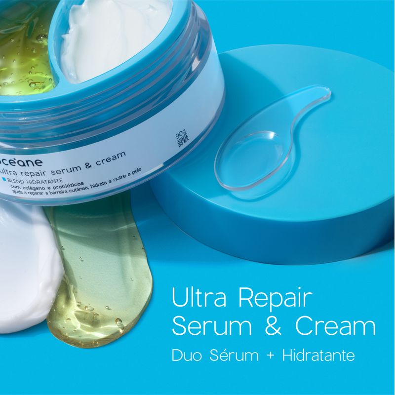 Duo sérum e creme hidratante | Ultra repair serum and cream