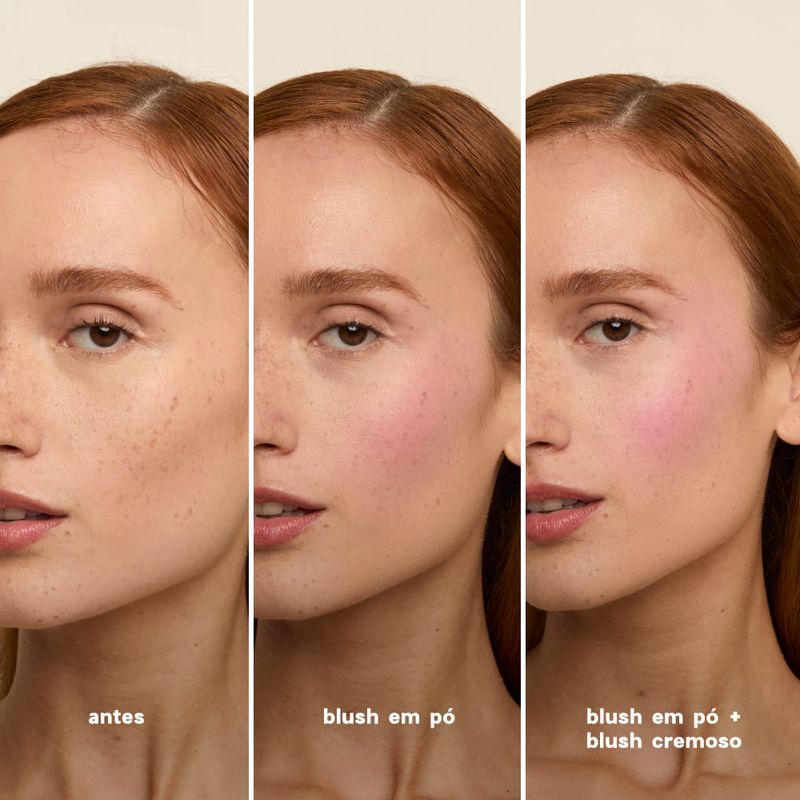 Blush Cremoso e em Pó Rosa Claro – Duo Blush Pink Paint Edition 10,2g