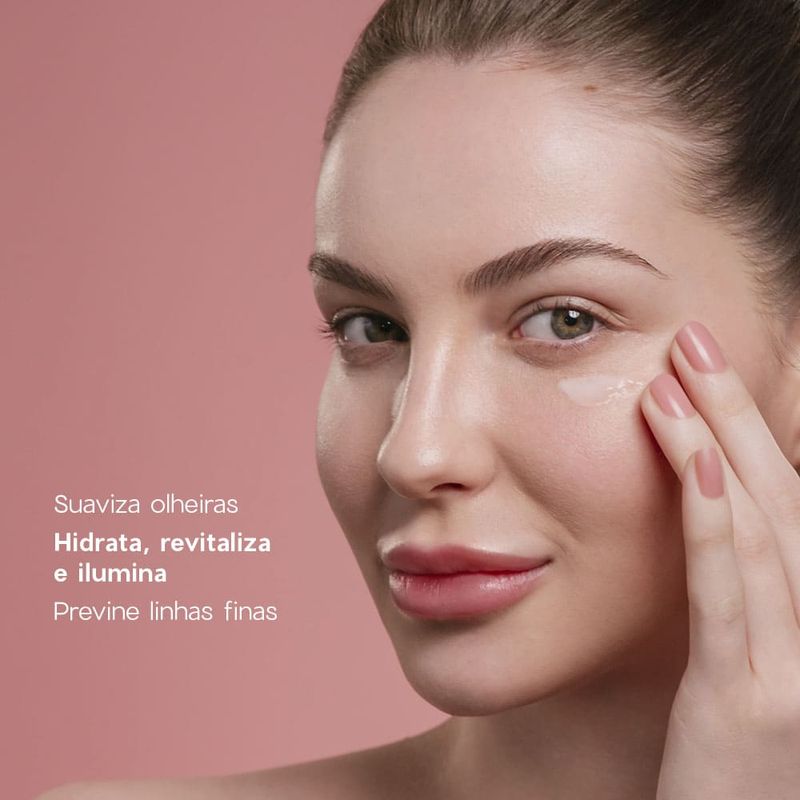 Creme para Área Dos Olhos Roll-On com Extrato de Rosas - Rose Eye Cream 20g