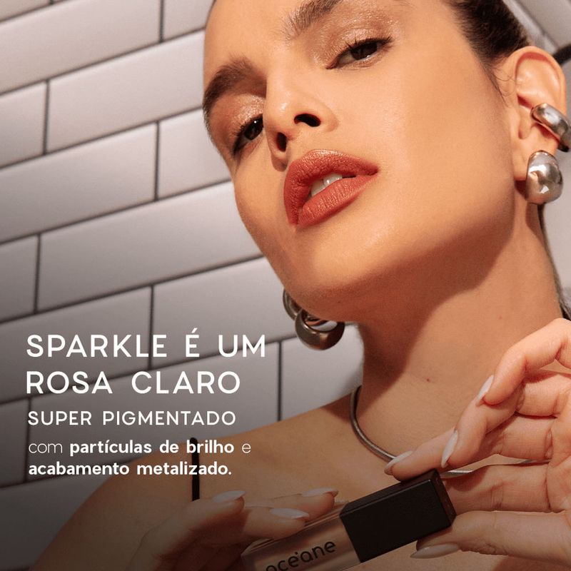Sombra Líquida Rosa Metalizada - Liquid Eyeshadow Sparkle Edition 4g