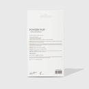 Esponja de Maquiagem para Acabamento Preta - Powder Puff Preta